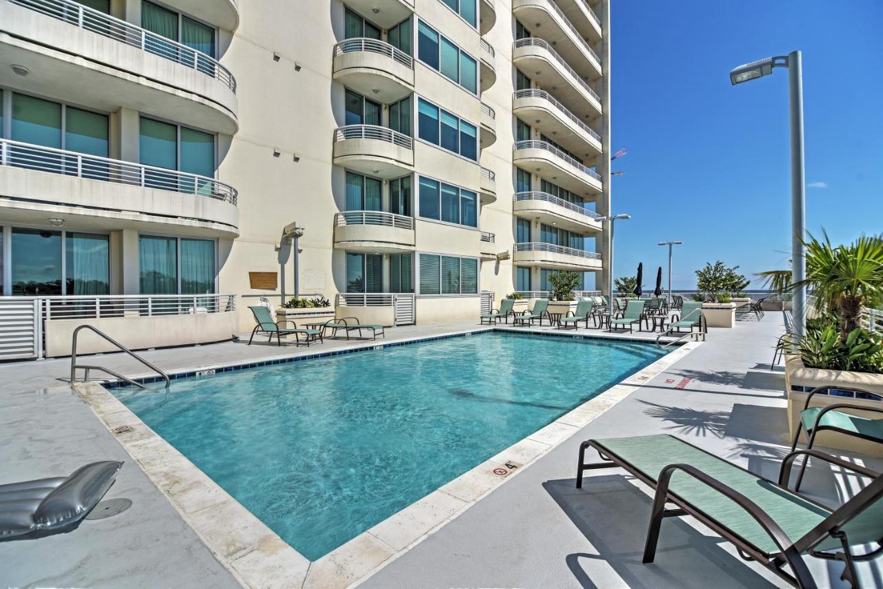 Beachside Biloxi Club Condo Balcony With Ocean View Dış mekan fotoğraf